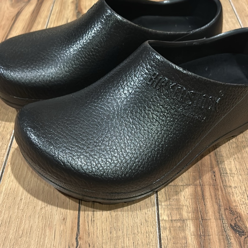 Birkenstock Profi-Birki Size 39 Black Professional Clogs - Picture 6 of 9
